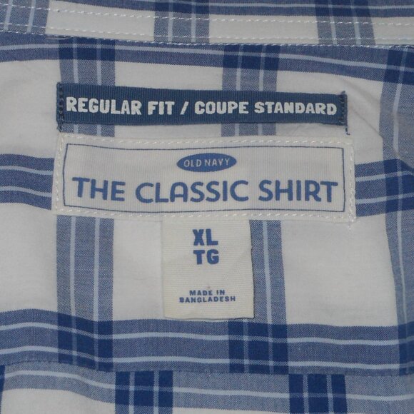 collection of 2 colorful plaids shirts. Old Navy Classic shirt - Picture 7 of 11